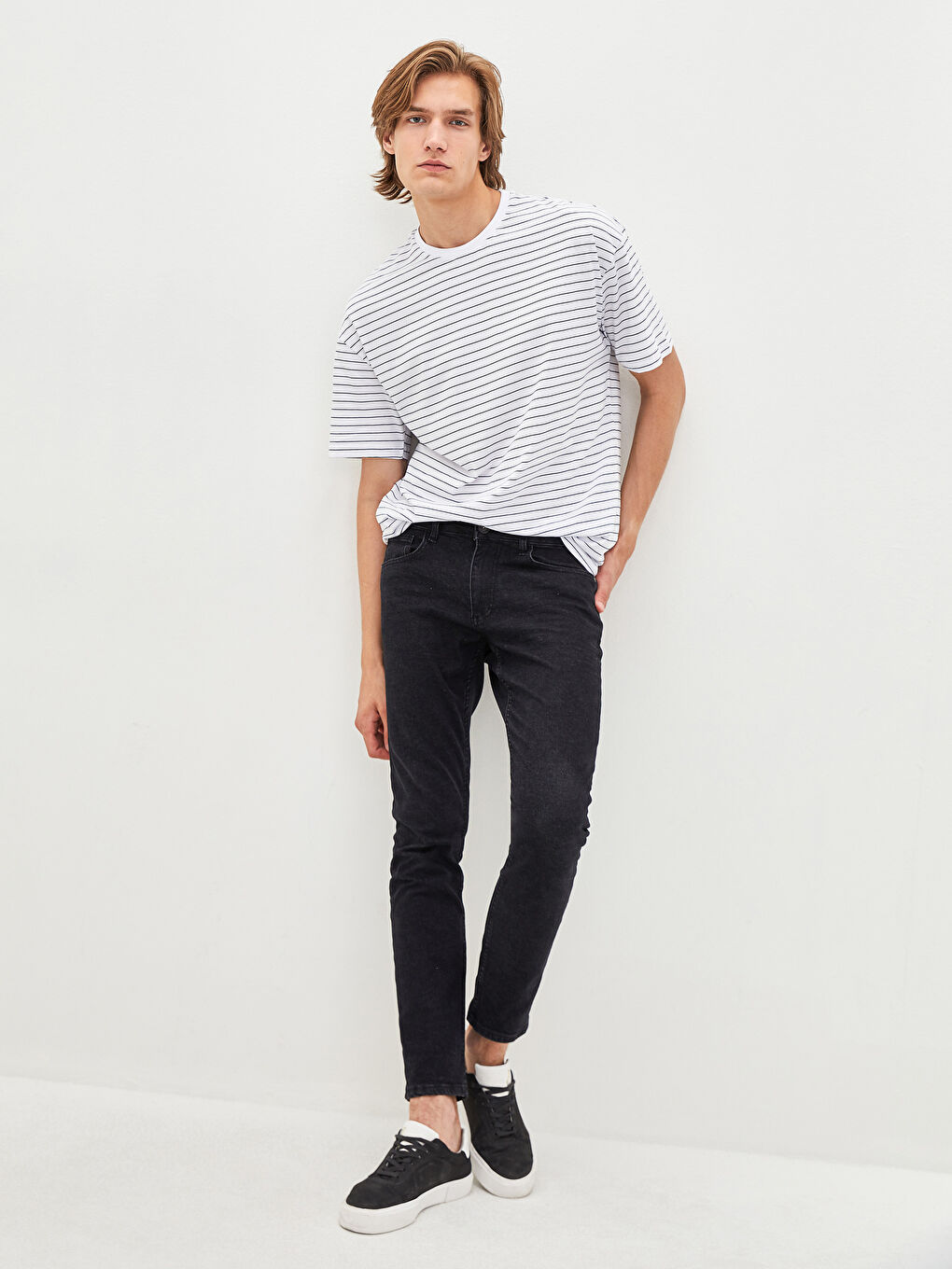 Antrasit 750 Slim Fit Erkek Jean Pantolon-1