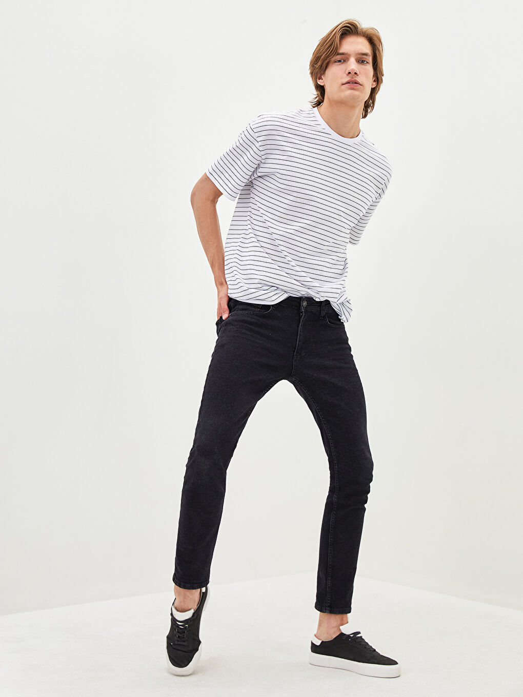 Antrasit 750 Slim Fit Erkek Jean Pantolon-3