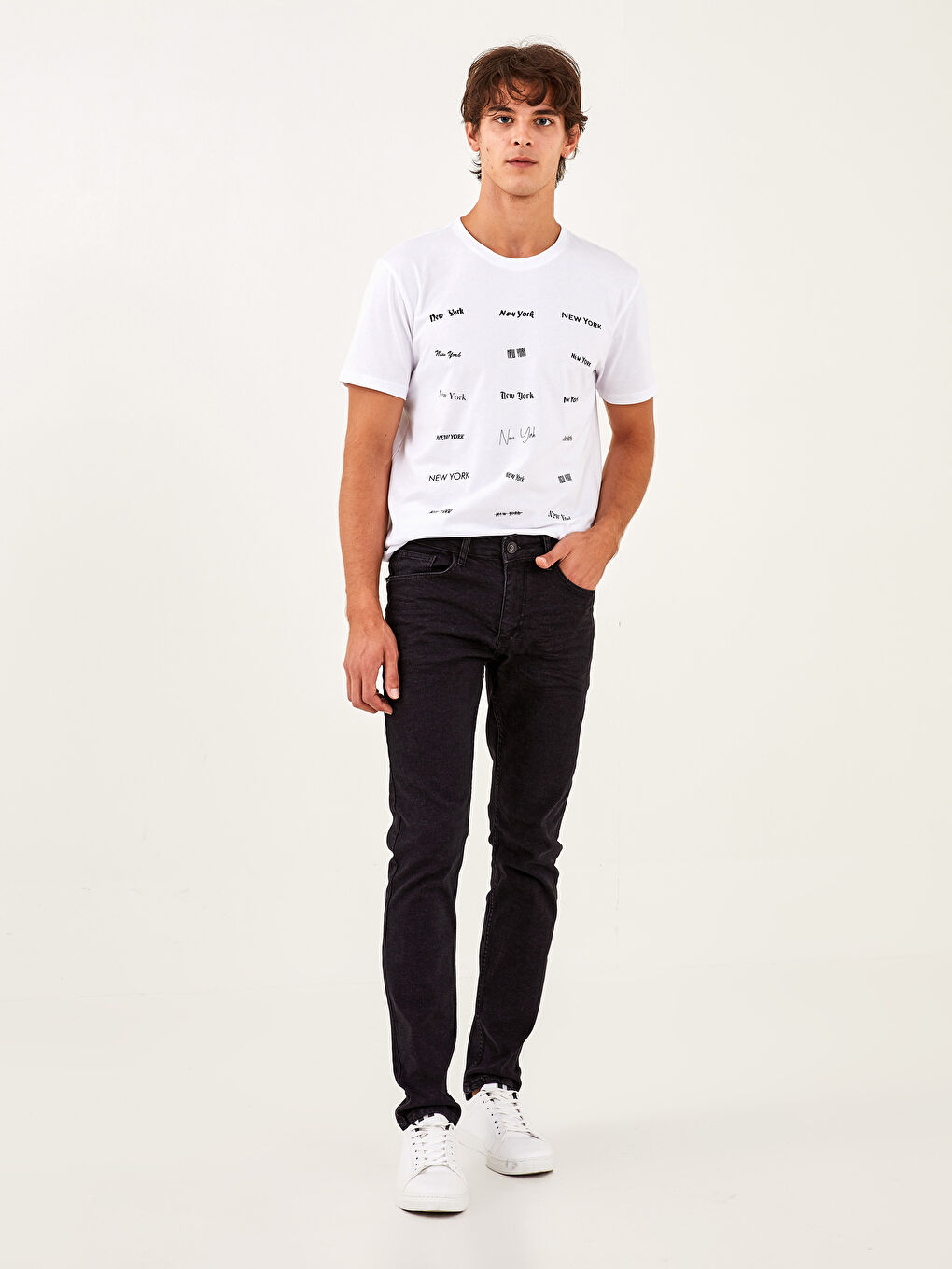 Antrasit 750 Slim Fit Erkek Jean Pantolon-4