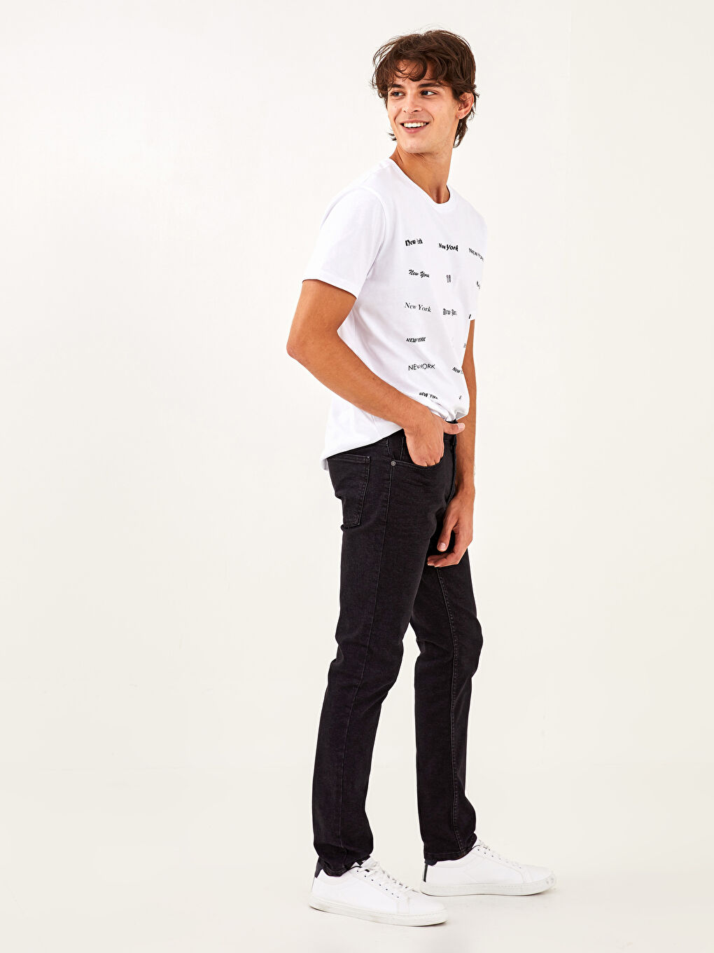 Antrasit 750 Slim Fit Erkek Jean Pantolon-2