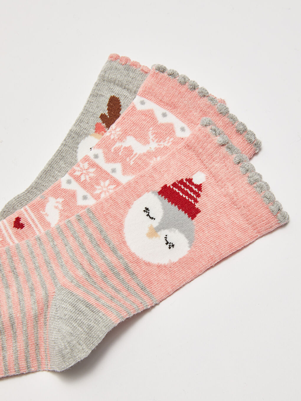 Шарeни Чорапи до Глезена за Момичета 3 броя-2