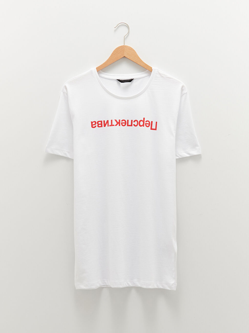 Crew Neck Short Sleeve Printed Combed Cotton Men's T-shirt-5
