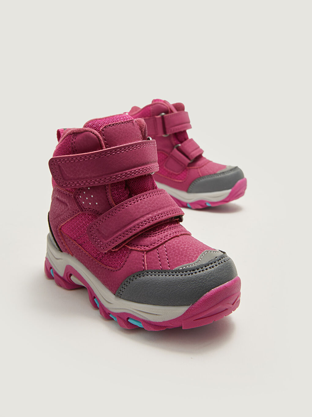 LCW STEPS Leather Look Velcro Closure Baby Girl Snow Boots -W1GA63Z1-QHD