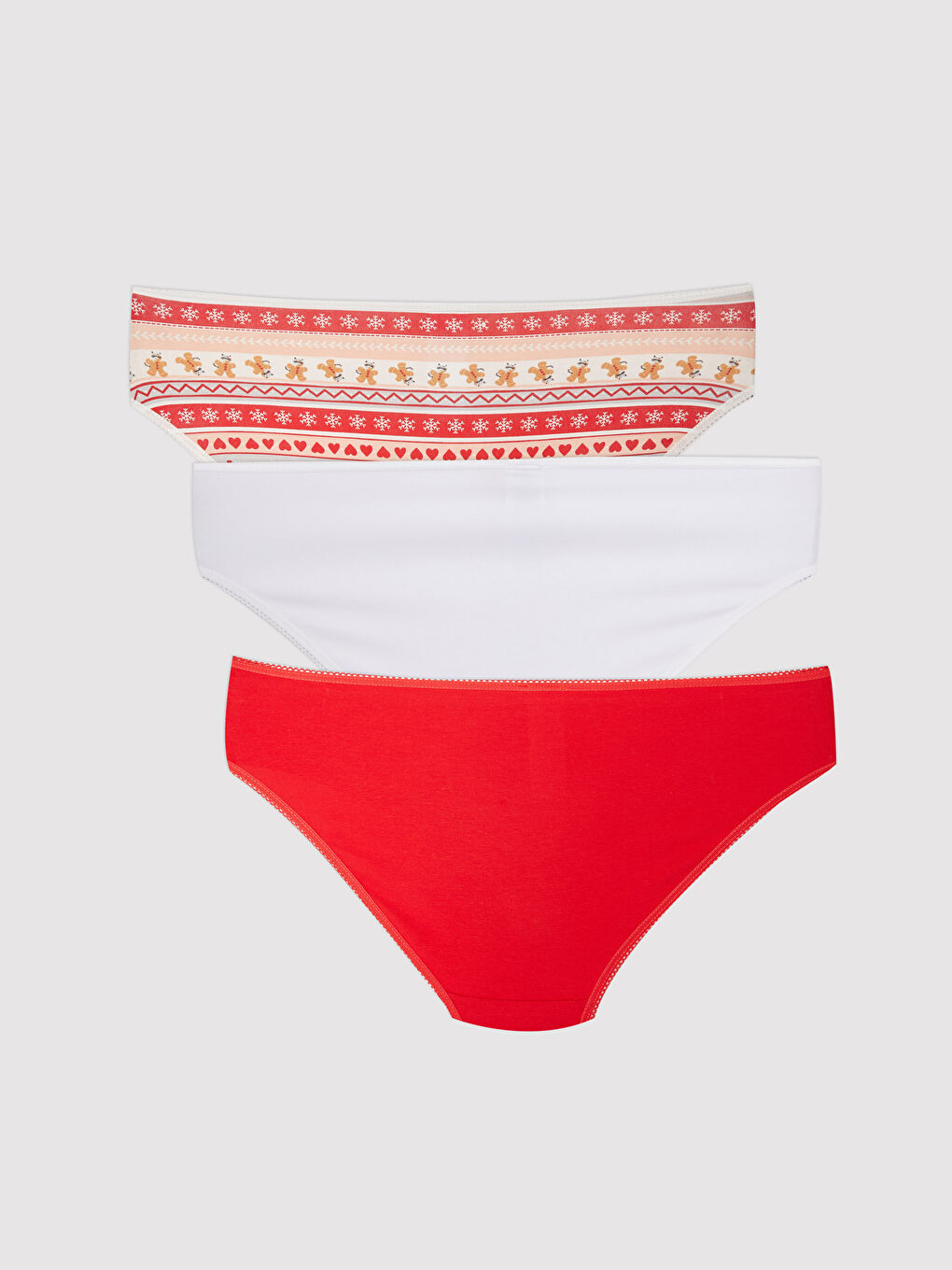 Chiloți Bikini Cu Model 3-Bucăți-1