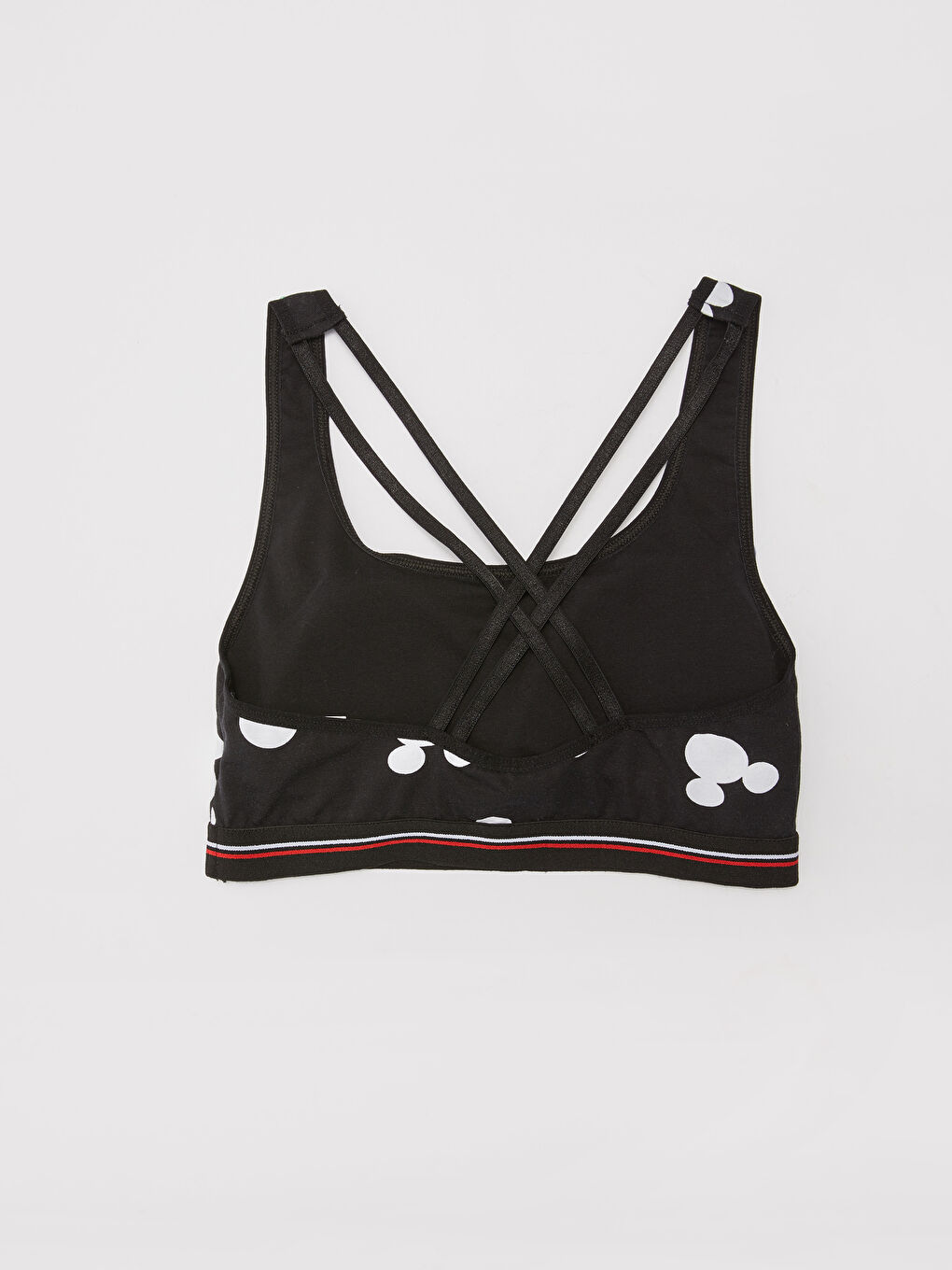 U Neck Wireless Mickey Mouse Printed Bra-1