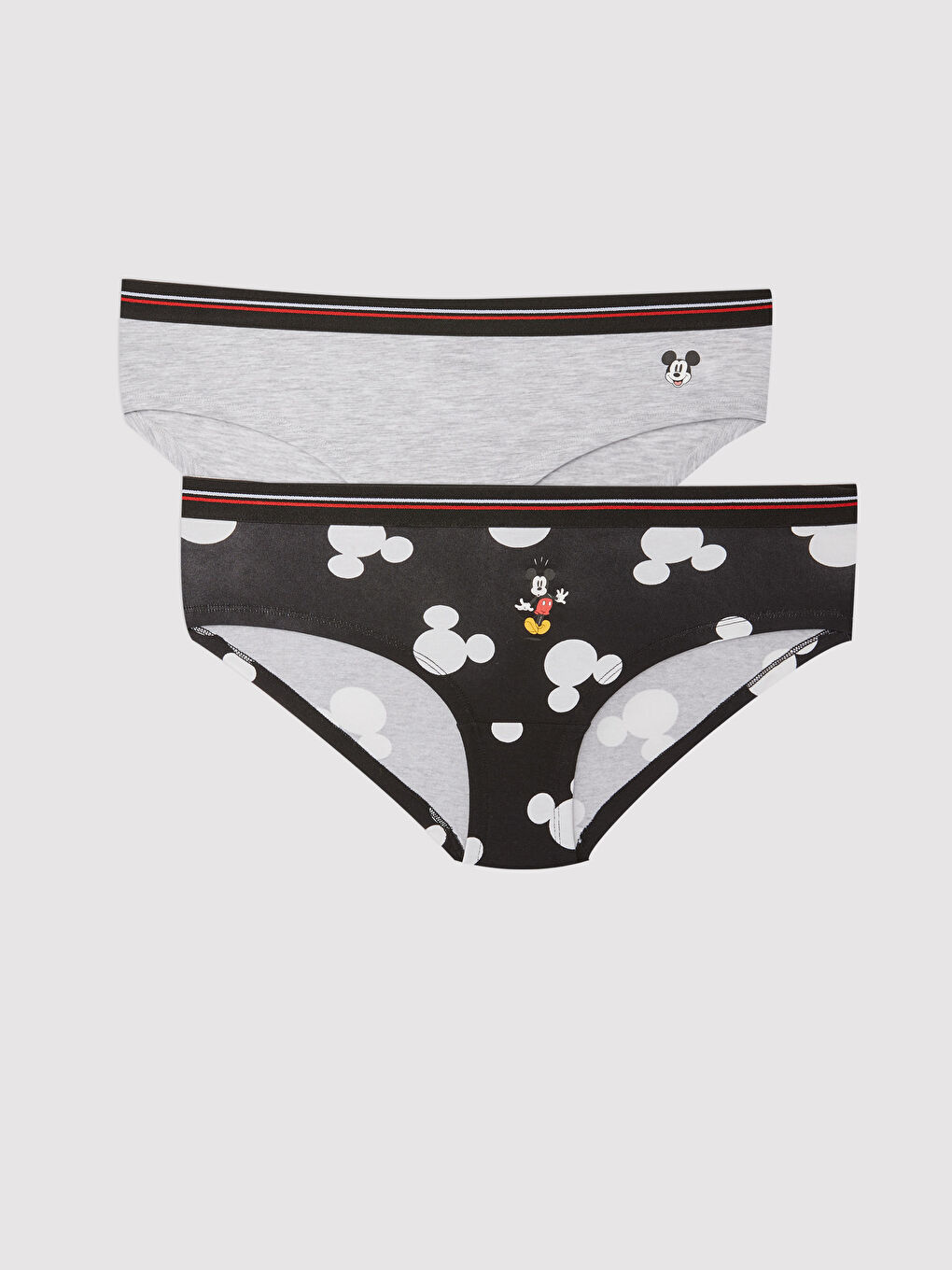 Mickey Mouse Printed Hipster Panties 2-Pack -W1GA82Z8-LQJ