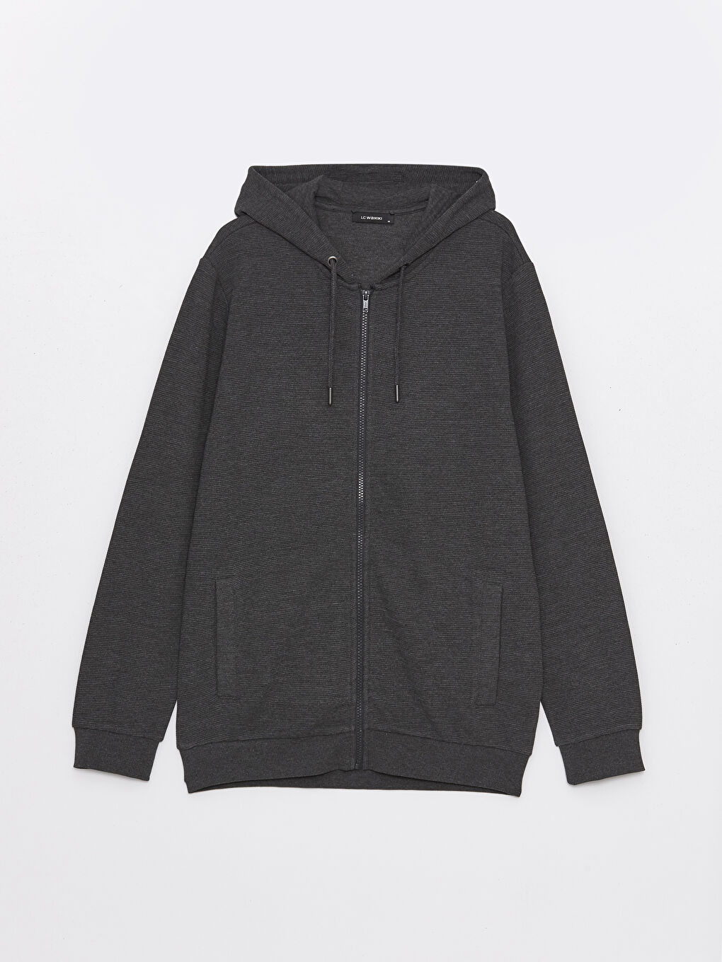 Dukserica sa kapuljačom, dugi rukav, muška, sa rajsferšlusom-4