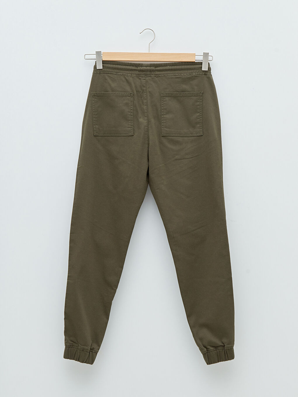 Haki Standart Kalıp Erkek Jogger Pantolon-1