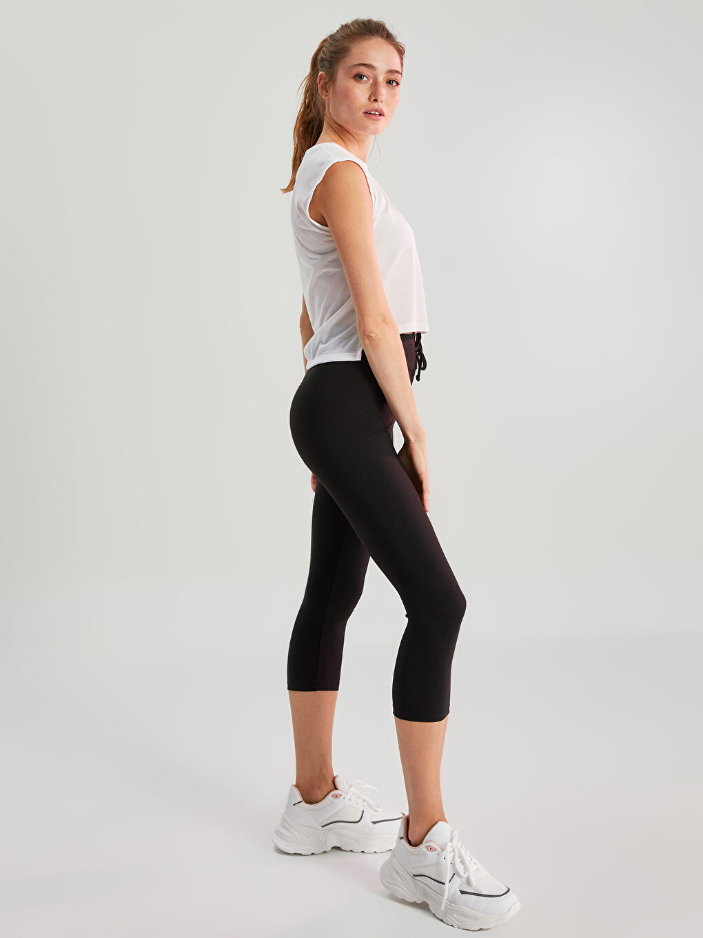 Xside Active Sportleggings Für Damen Mit Geradem Bein, Elastischem Bund Und Taschen -W1GB57Z8-CVL