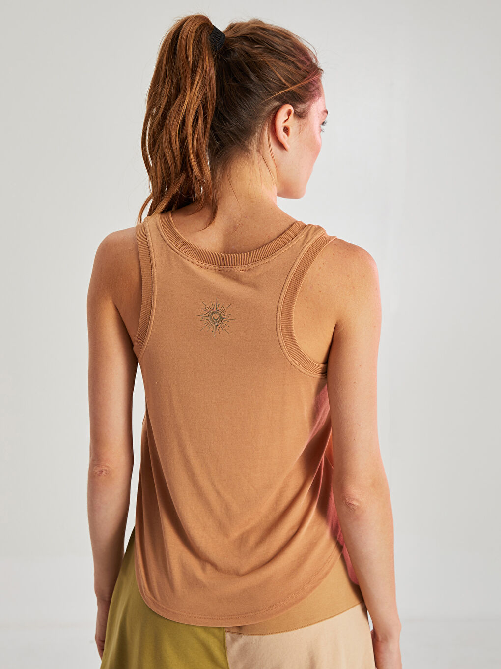 Women's U-Neck Printed Sleeveless Sports Singlet-4