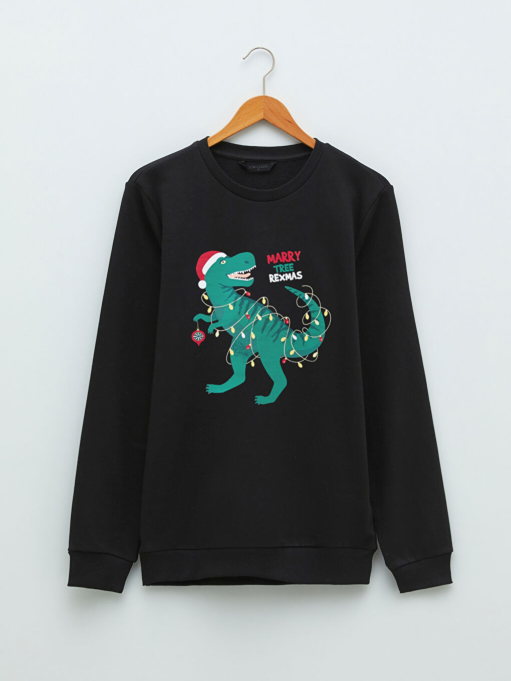 LC Waikiki Crew Neck Printed Men's Thick Sweatshirt -W1GC04Z8-CVL