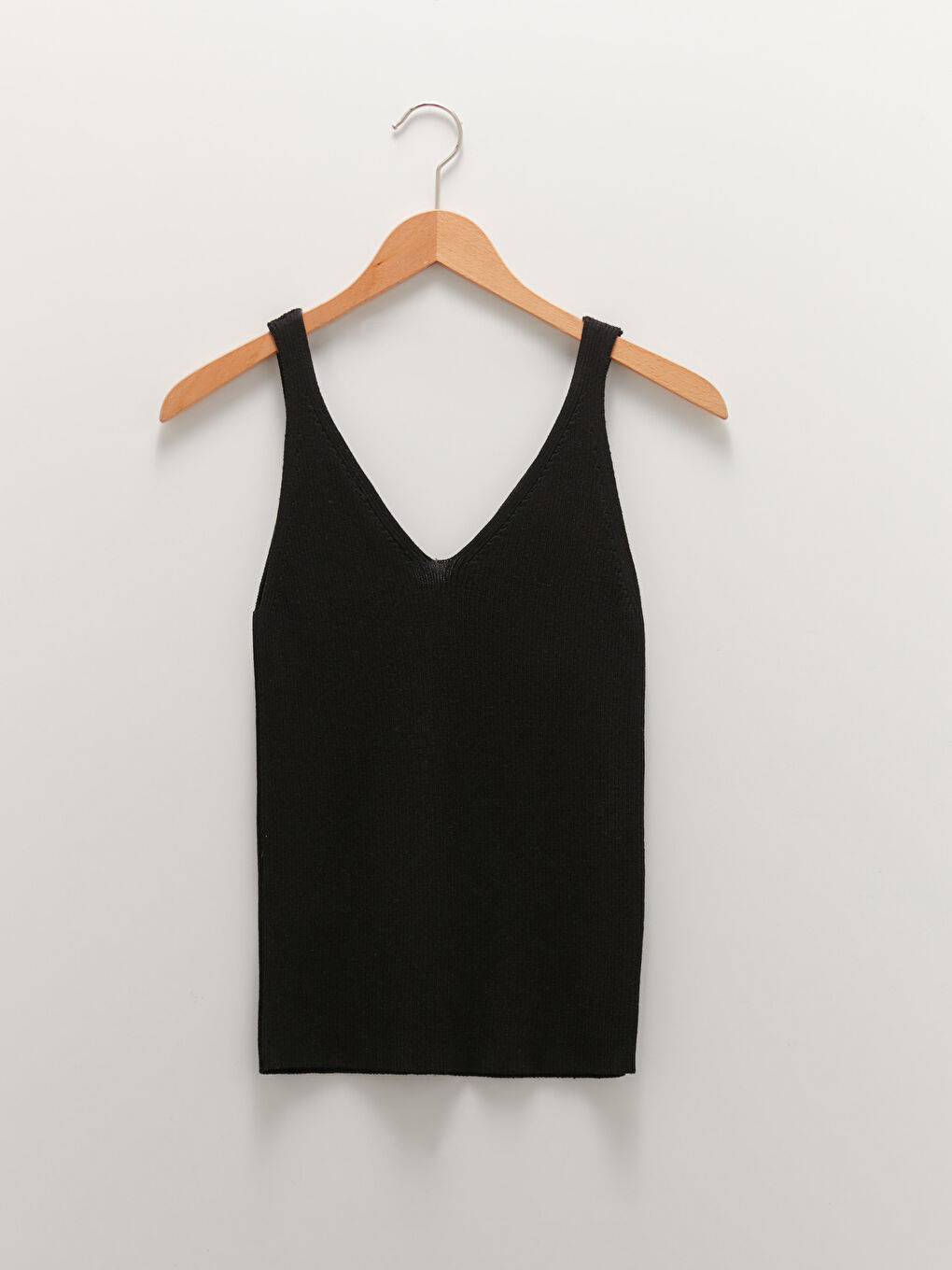 LCW Vision Women's V Neck Plain Sleeveless Tricot Jumper -W1GC23Z8-CVL
