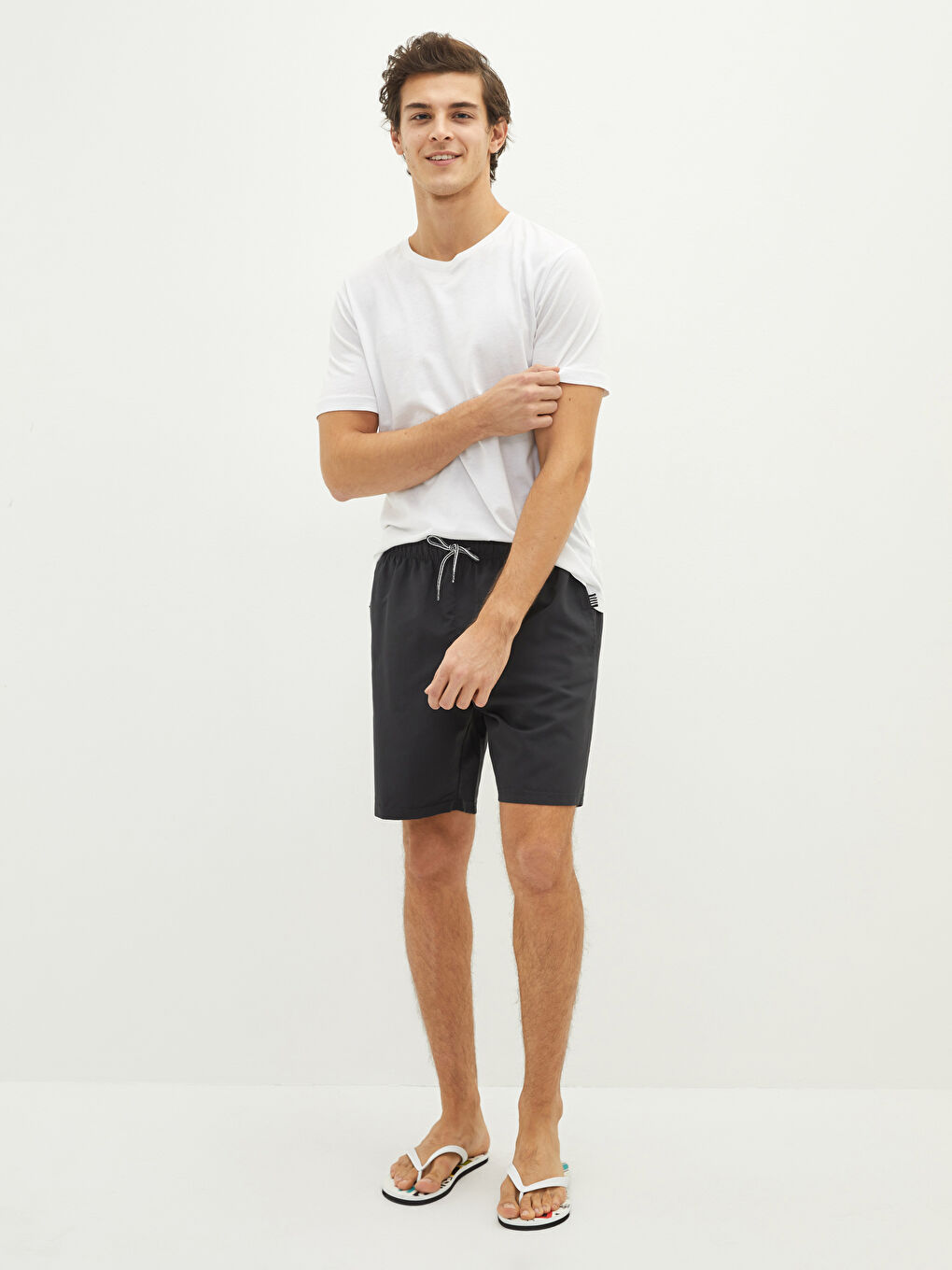 LCW SWIMWEAR Knee Length Basic Men's Swimming Shorts -W1GC68Z8-HJB