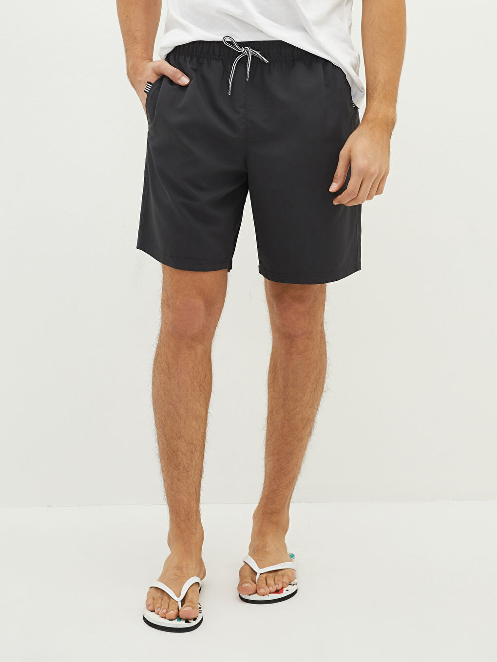 LCW SWIMWEAR Knee Length Basic Men's Swimming Shorts -W1GC68Z8-HJB