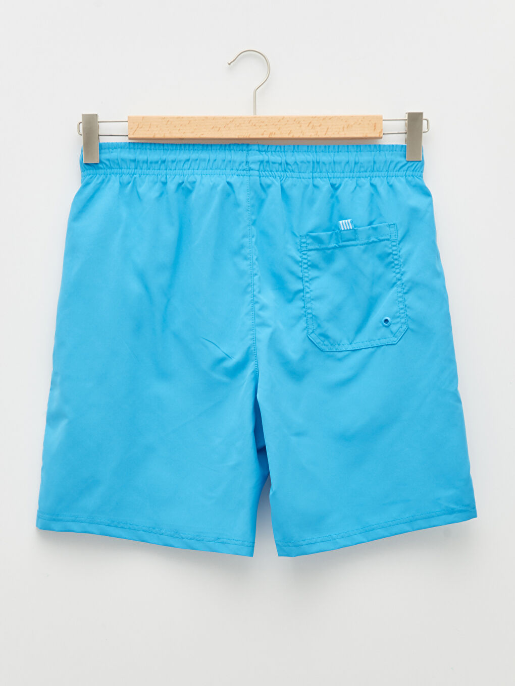 Knee Length Basic Men's Swimming Shorts-6