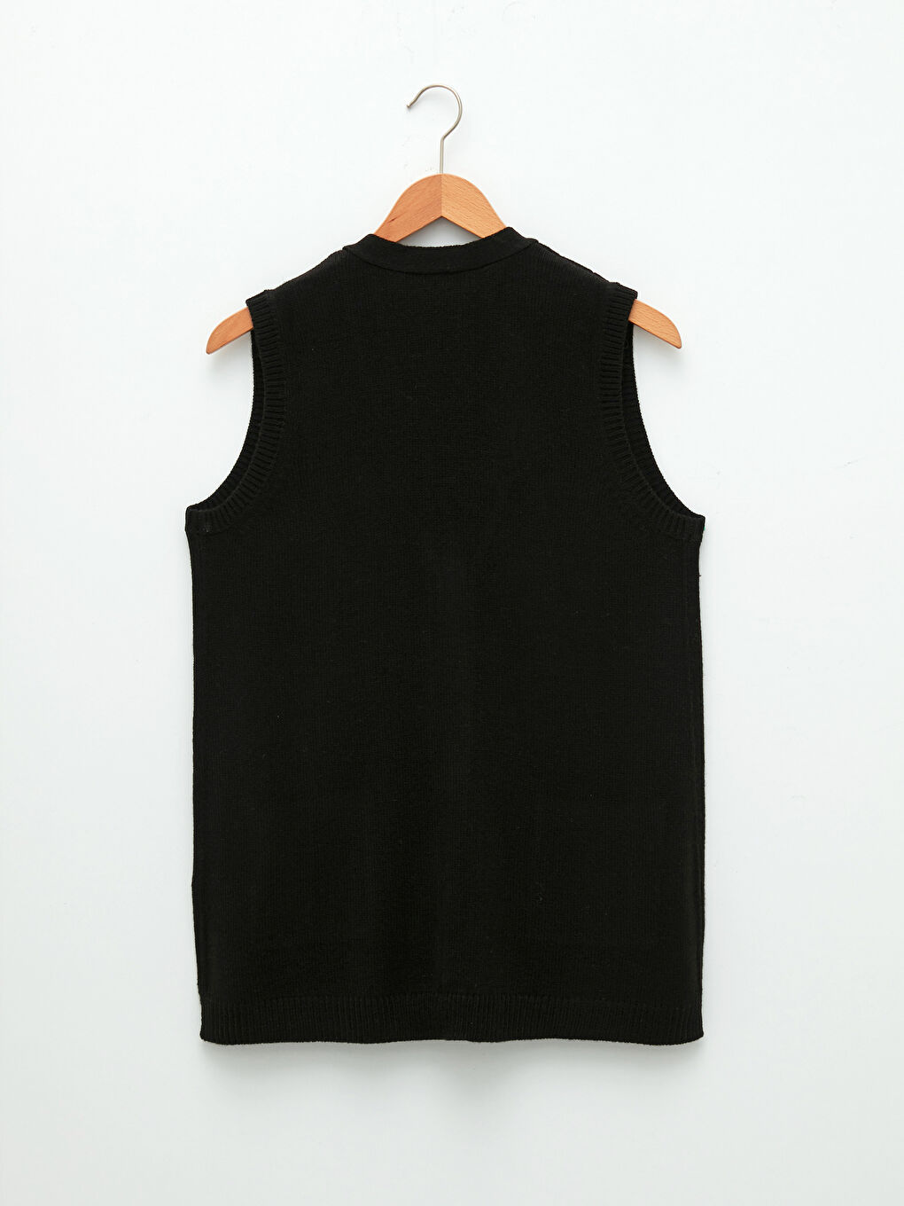 V Neck Hole-Knitted Women's Knitwear Waistcoat-6