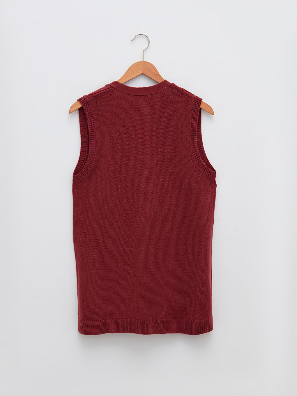 LCW Grace V Neck Hole-Knitted Women's Knitwear Waistcoat -W1GC84Z8-QTT