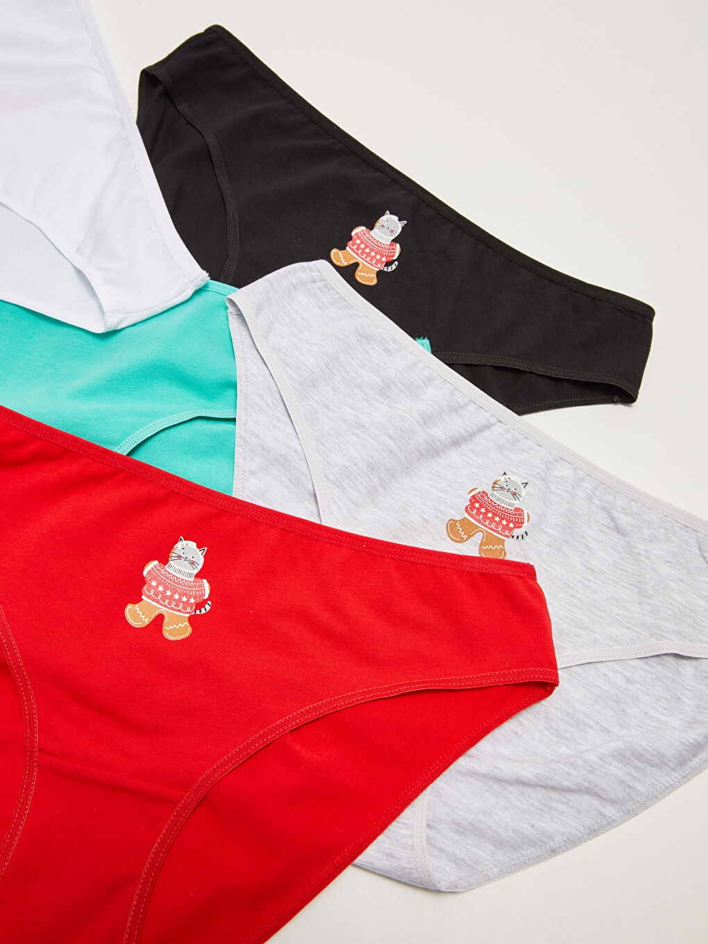 Chiloți Bikini Imprimați pentru Femei Pachet de 5-2