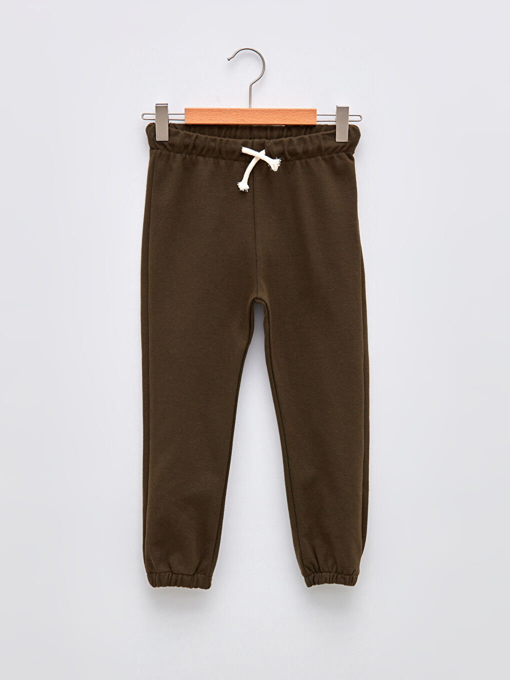 Haki Beli Lastikli Basic Pamuklu Erkek Bebek Eşofman Alt