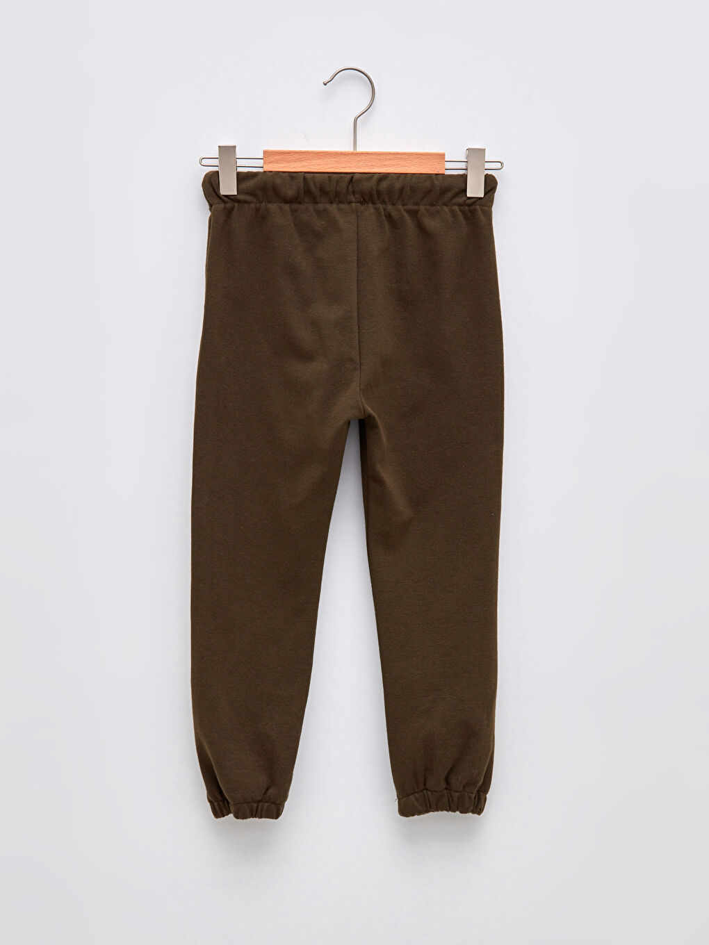 Haki Beli Lastikli Basic Pamuklu Erkek Bebek Eşofman Alt-1