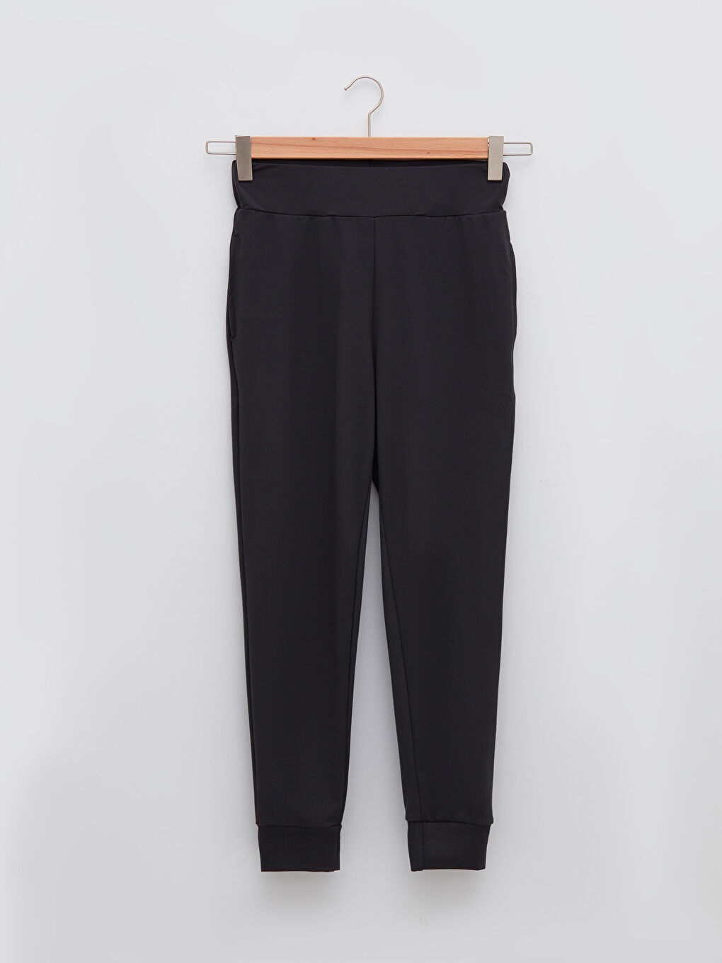 Elastic Waist Regular Pocket Detailed Women's Sports Sweatpants-6