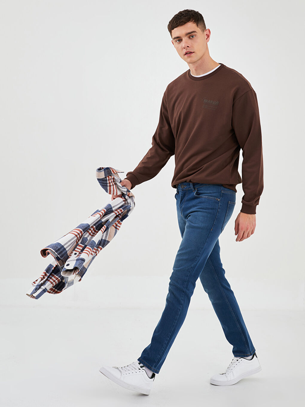 Yeşil Slim Fit Erkek Jean Pantolon