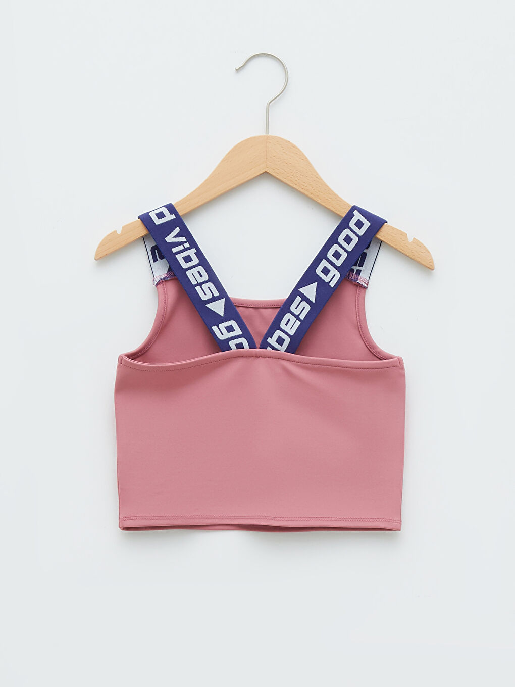 LCW Kids Slogan Printed Flexible Fabric Girl's Athlete -W1GF37Z4-GWU