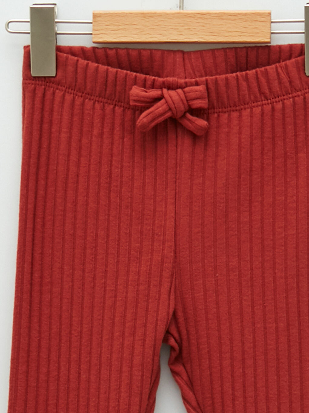 Collants bébé fille avec taille élastique-2