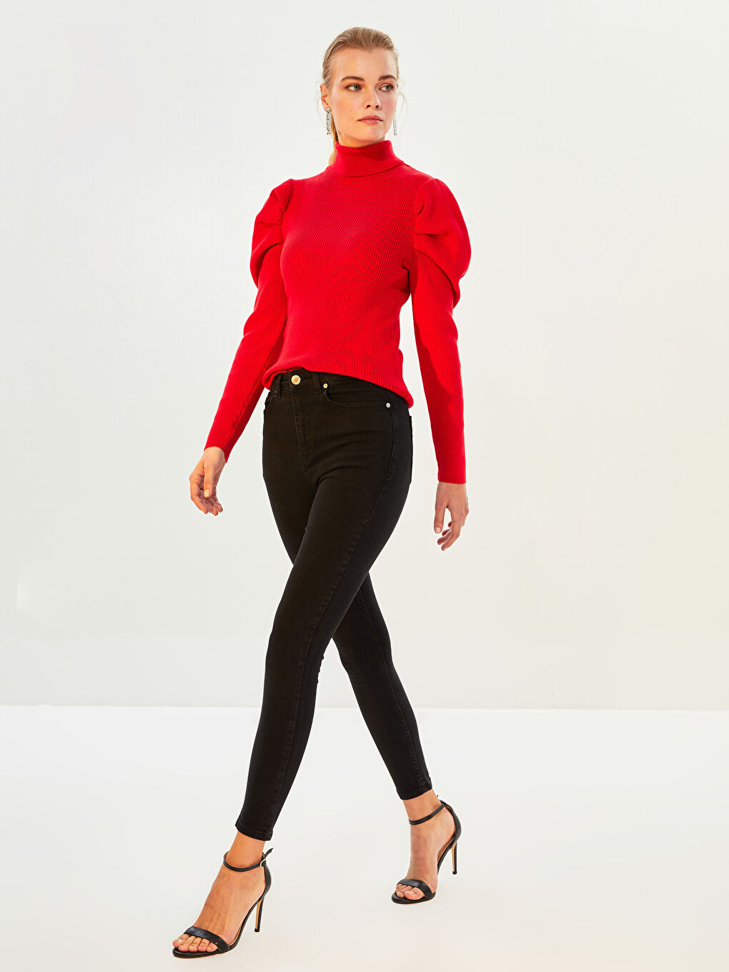 Mercury Skinny Fit Women's Rodeo Jean Pants with Pocket Detail-4