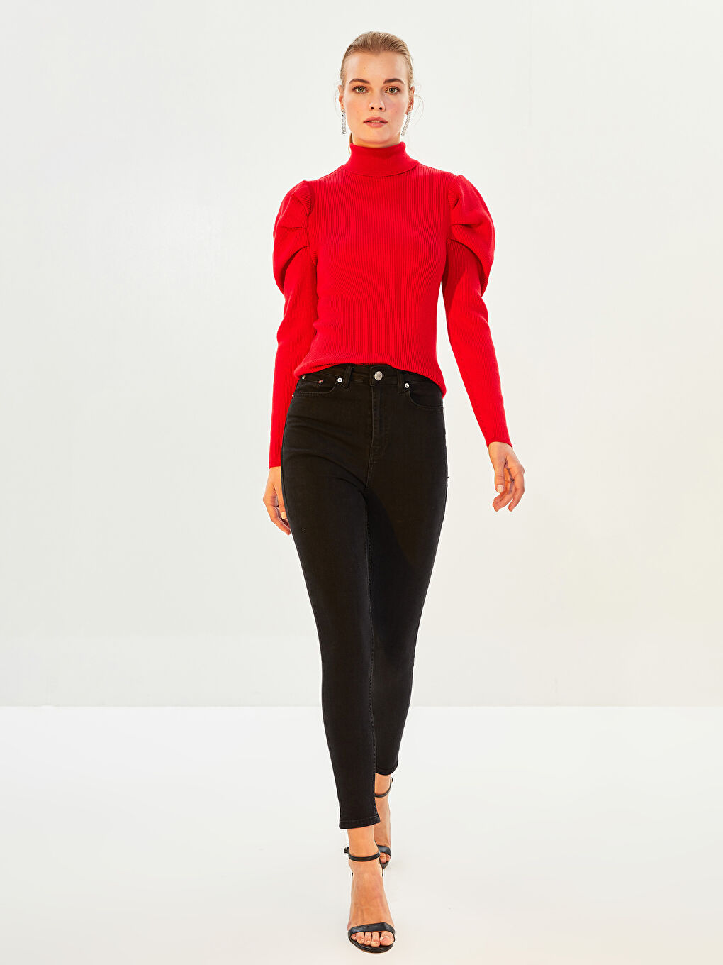 Mercury Skinny Fit Women's Rodeo Jean Pants with Pocket Detail-3