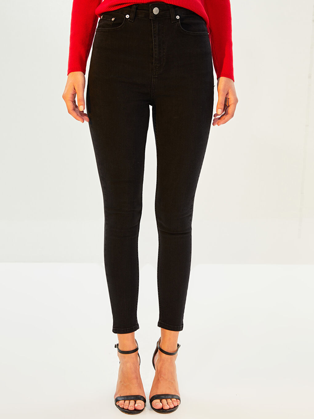 Mercury Skinny Fit Women's Rodeo Jean Pants with Pocket Detail-7