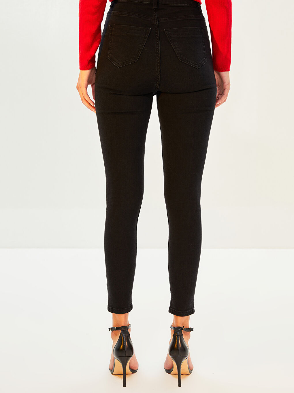 Mercury Skinny Fit Women's Rodeo Jean Pants with Pocket Detail-9