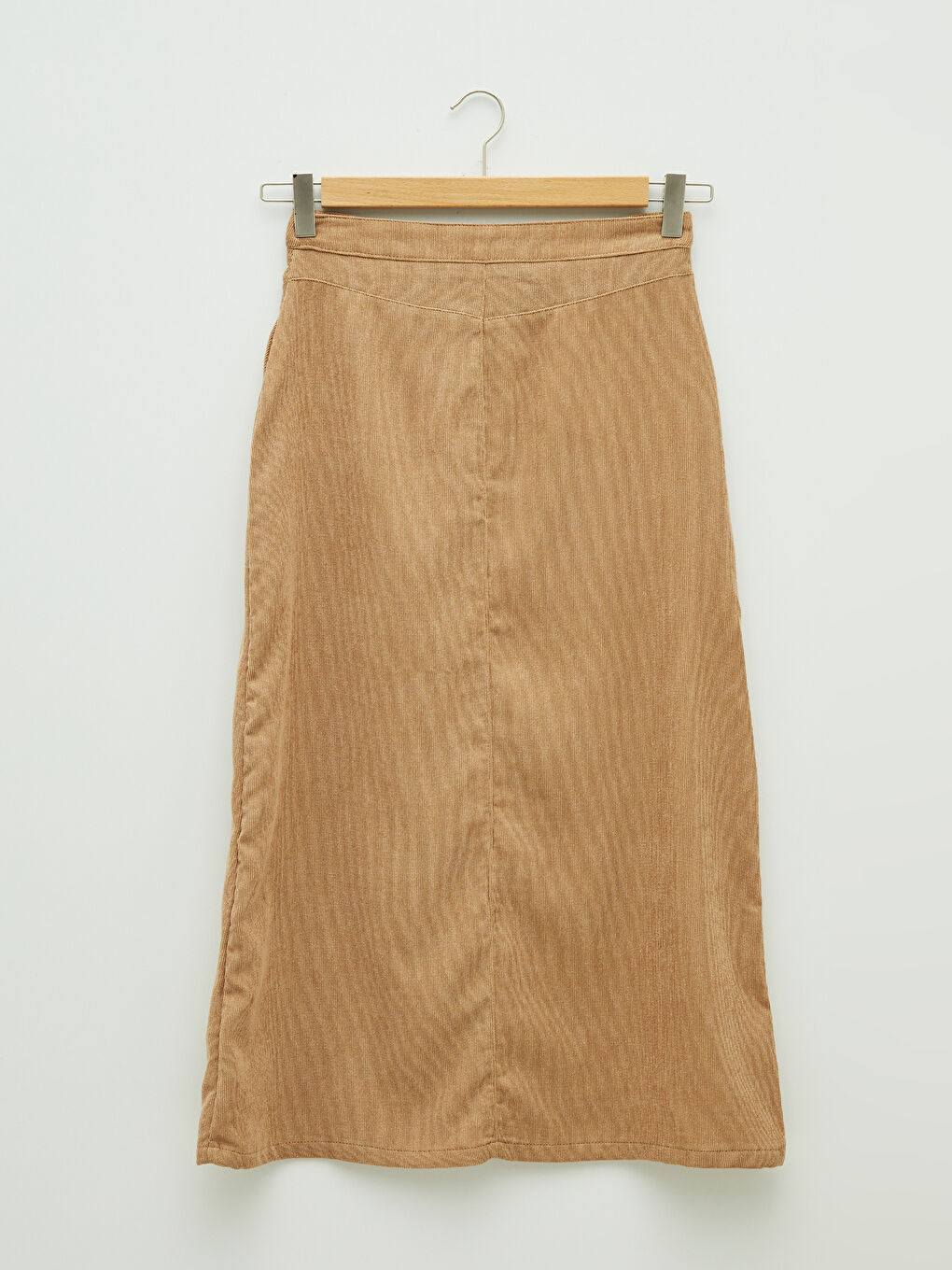 Women's Elastic Waist Corduroy Skirt-6