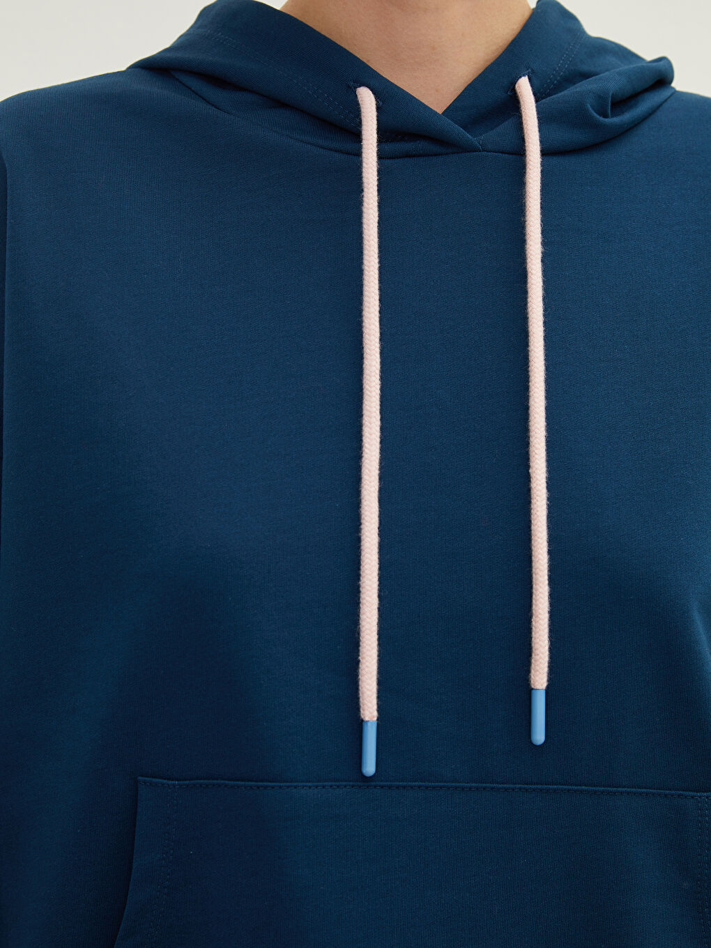 Hooded Collar Regular Long Sleeve Women's Sweatshirt -W1GG86Z8-LYB