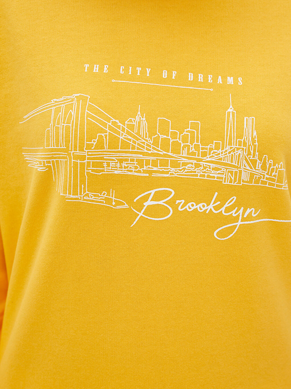 Crew Neck Printed Long Sleeve Women's Sweatshirt-4