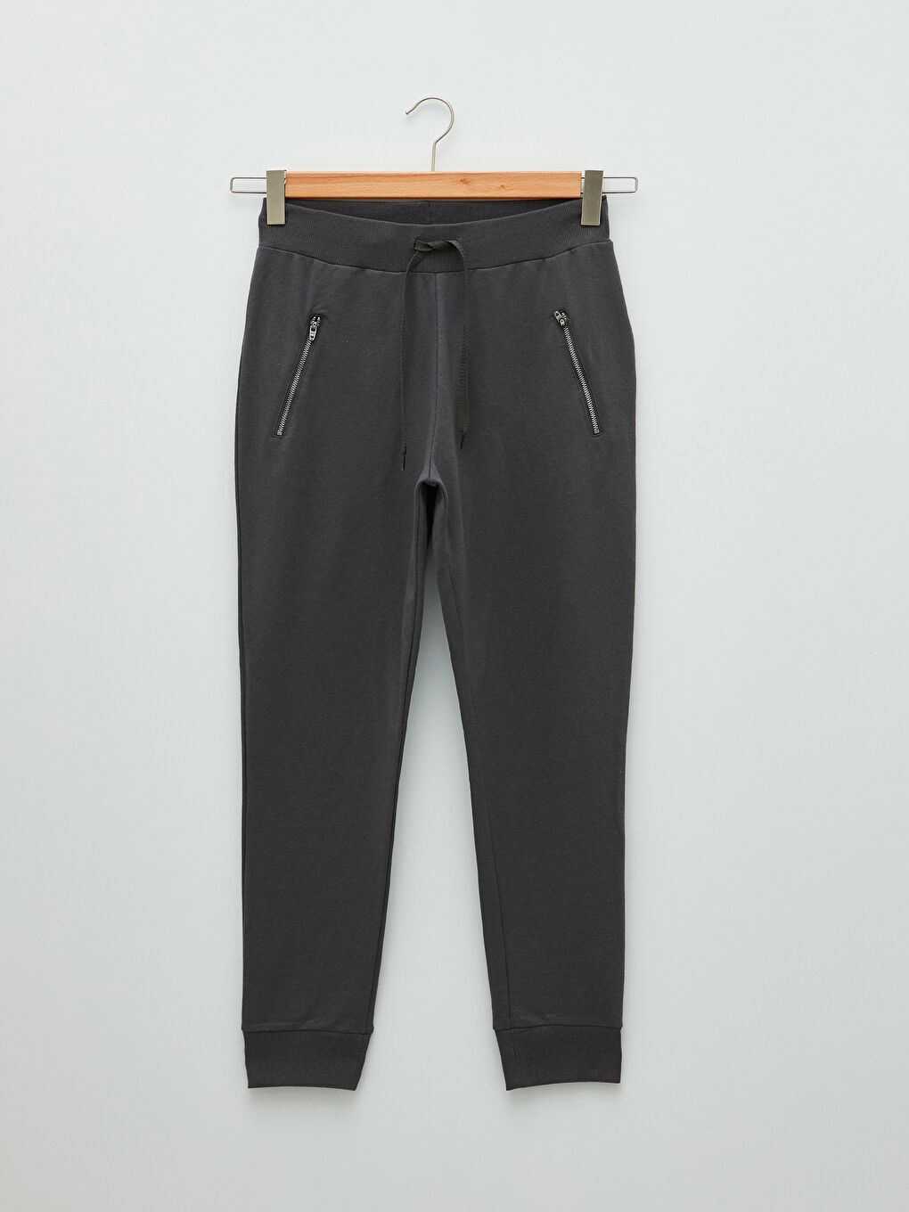 Women's Elasticated Waist Plain Jogger Sweatpants-6