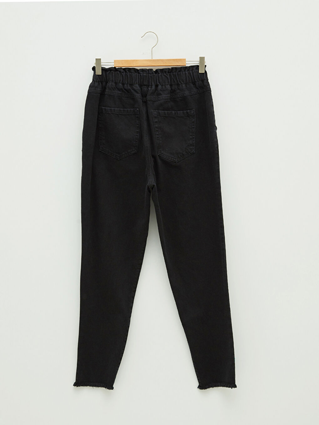 LCW Modest Wide Fit Pocket Detailed Harem Women Rodeo Jean Trousers -W1GH55Z8-326