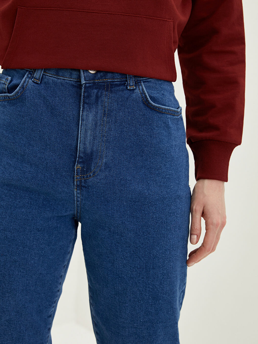 Mom Fit Pocket Detailed Women's Rodeo Jeans-2