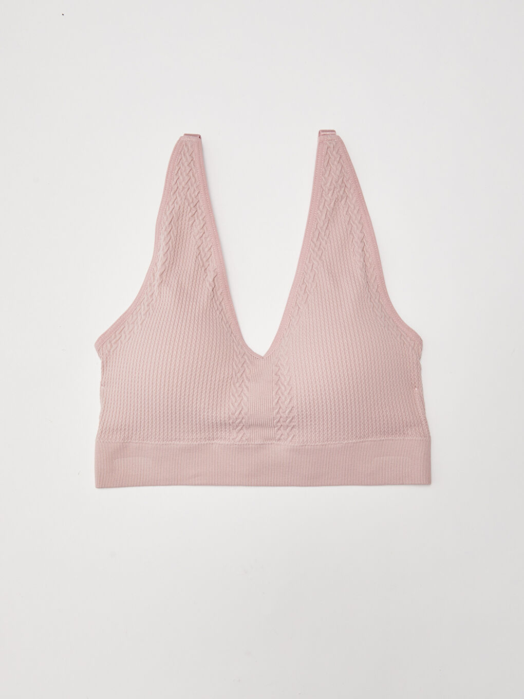 Lila Dolgusuz Balensiz Dikişsiz Büstiyer