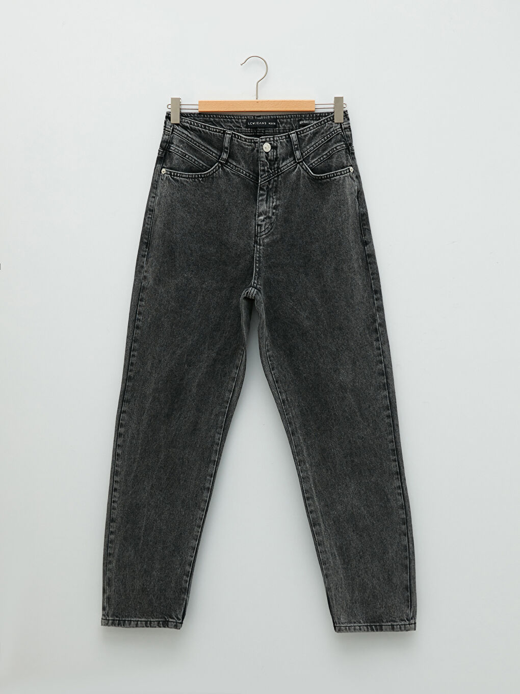 Джинси з високою талією, прямим кроєм та деталями кишень для жінок Rodeo Denim-5