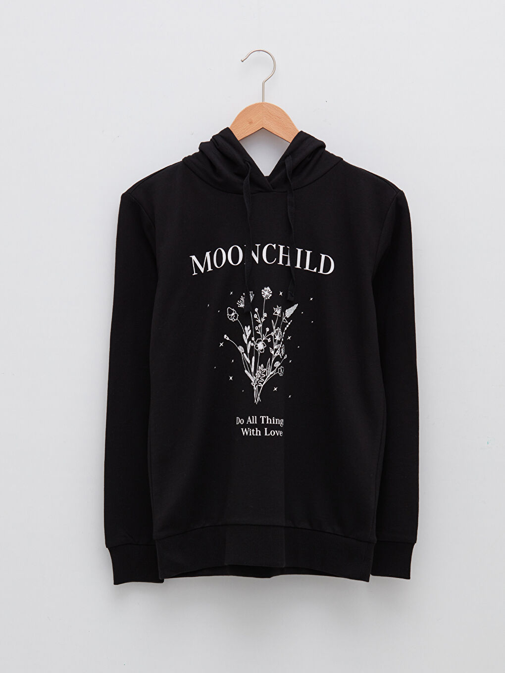 LCW Vision Hooded Printed Long Sleeve Women's Sweatshirt -W1GH67Z8-CVL