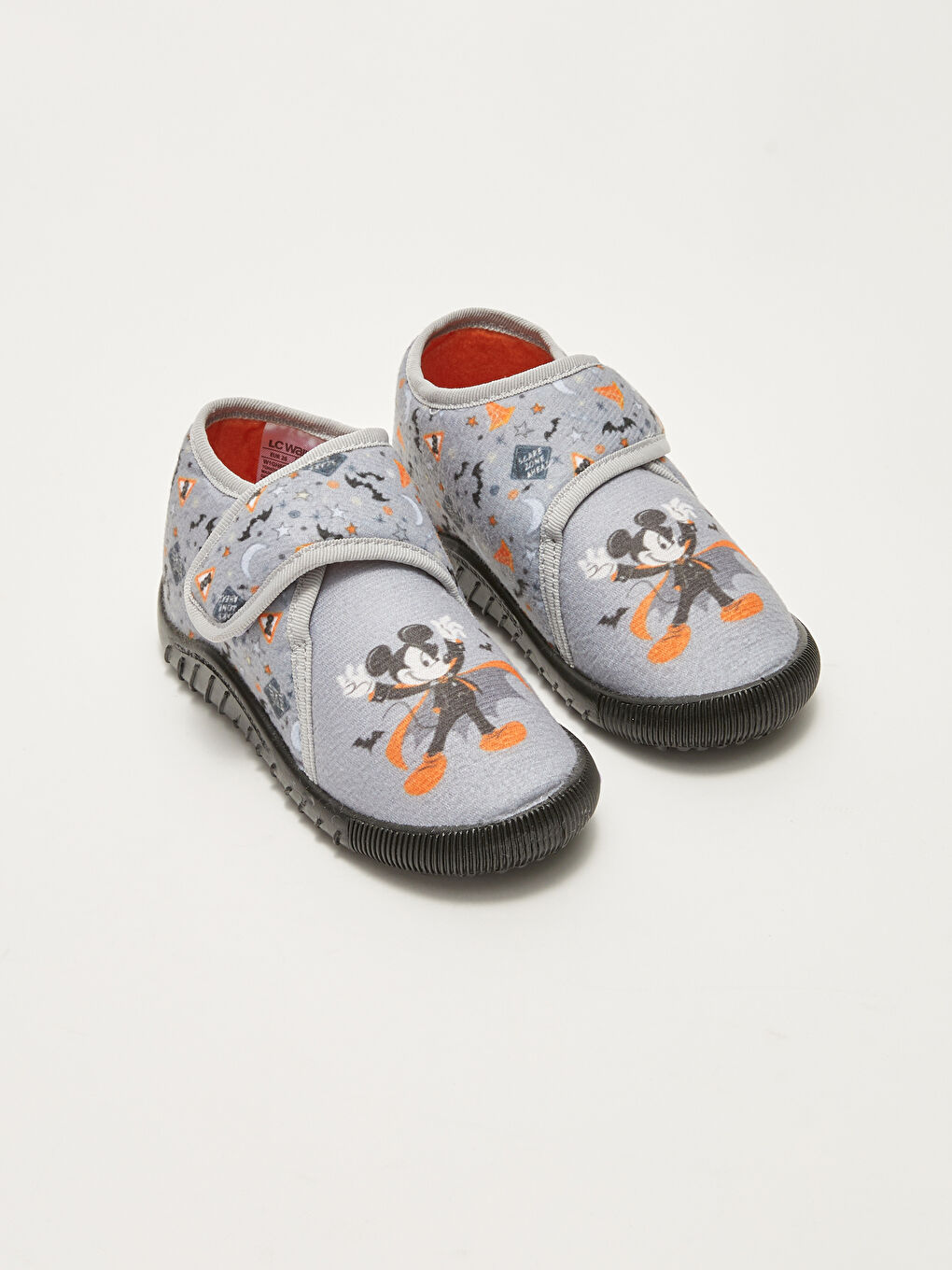 Pantoufles Mickey Mouse Licenciées Fermeture Velcro Bébé Garçon