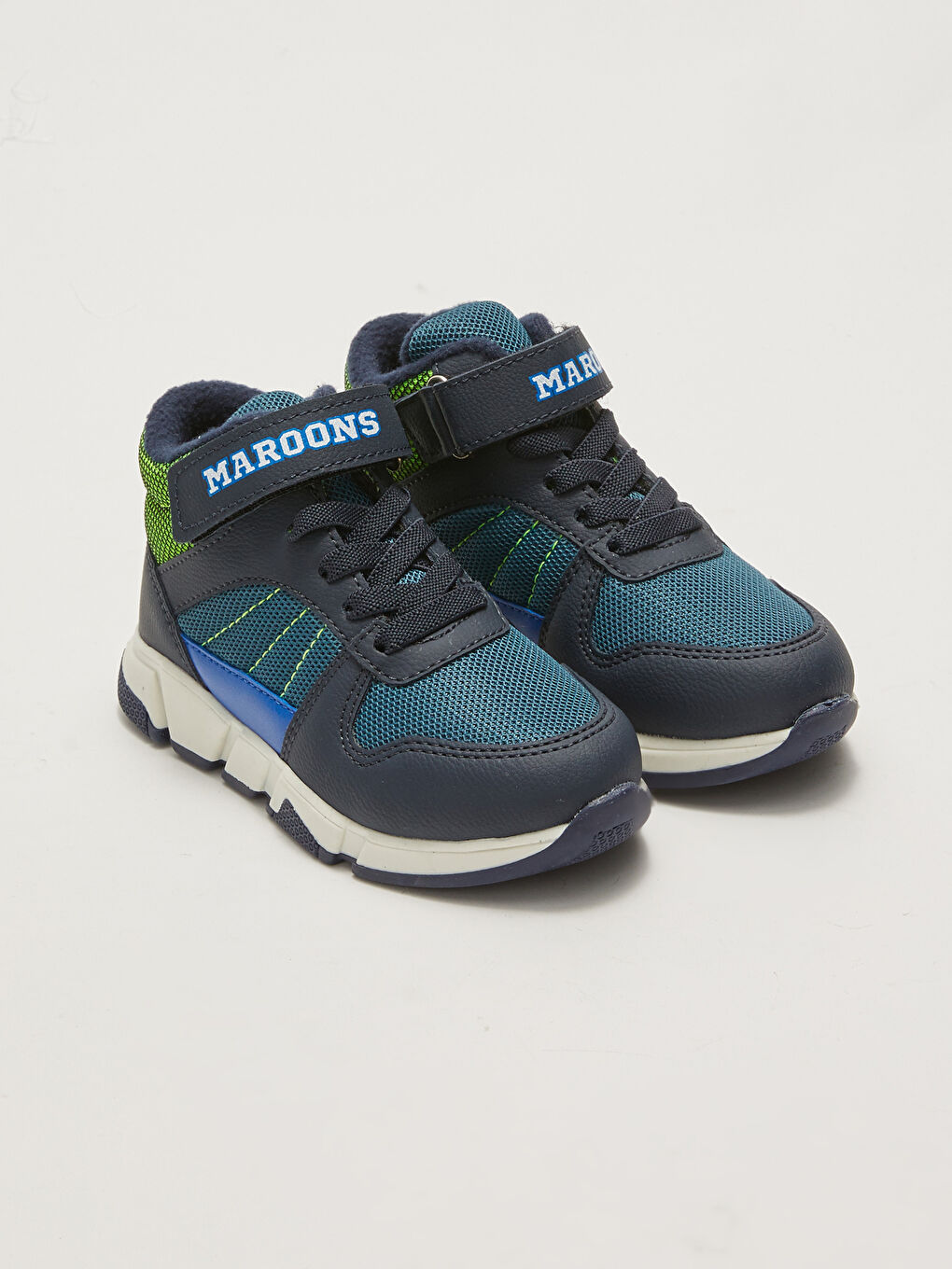 Lacivert Cırt Cırtlı Bağcıklı Erkek Çocuk Bot