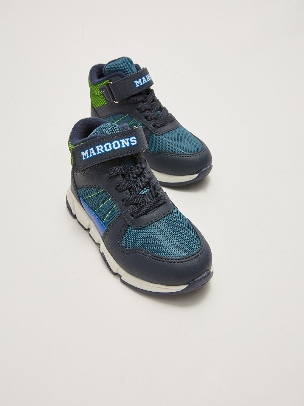 Lacivert Cırt Cırtlı Bağcıklı Erkek Çocuk Bot-2