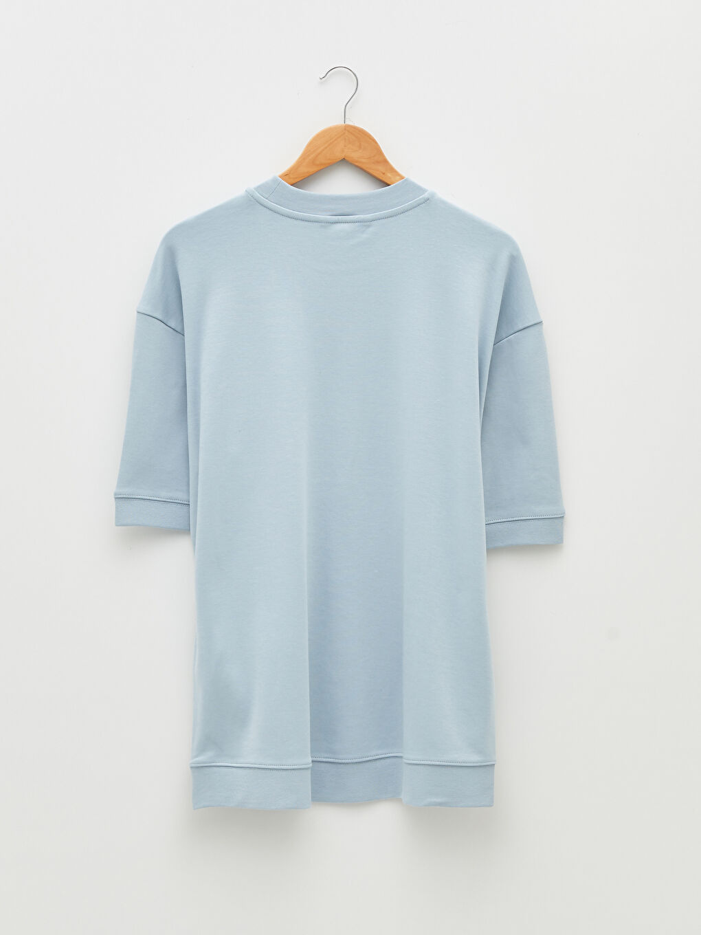 سويت شيرت كم قصير بياقة دائرية للرجال-5