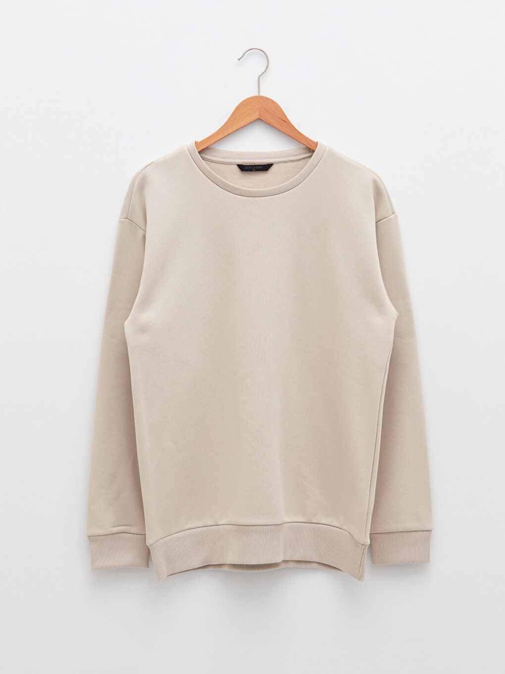 Crew Neck Long Sleeve Men's Thick Sweatshirt-6