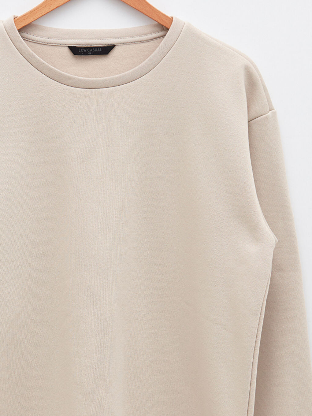 Crew Neck Long Sleeve Men's Thick Sweatshirt-8