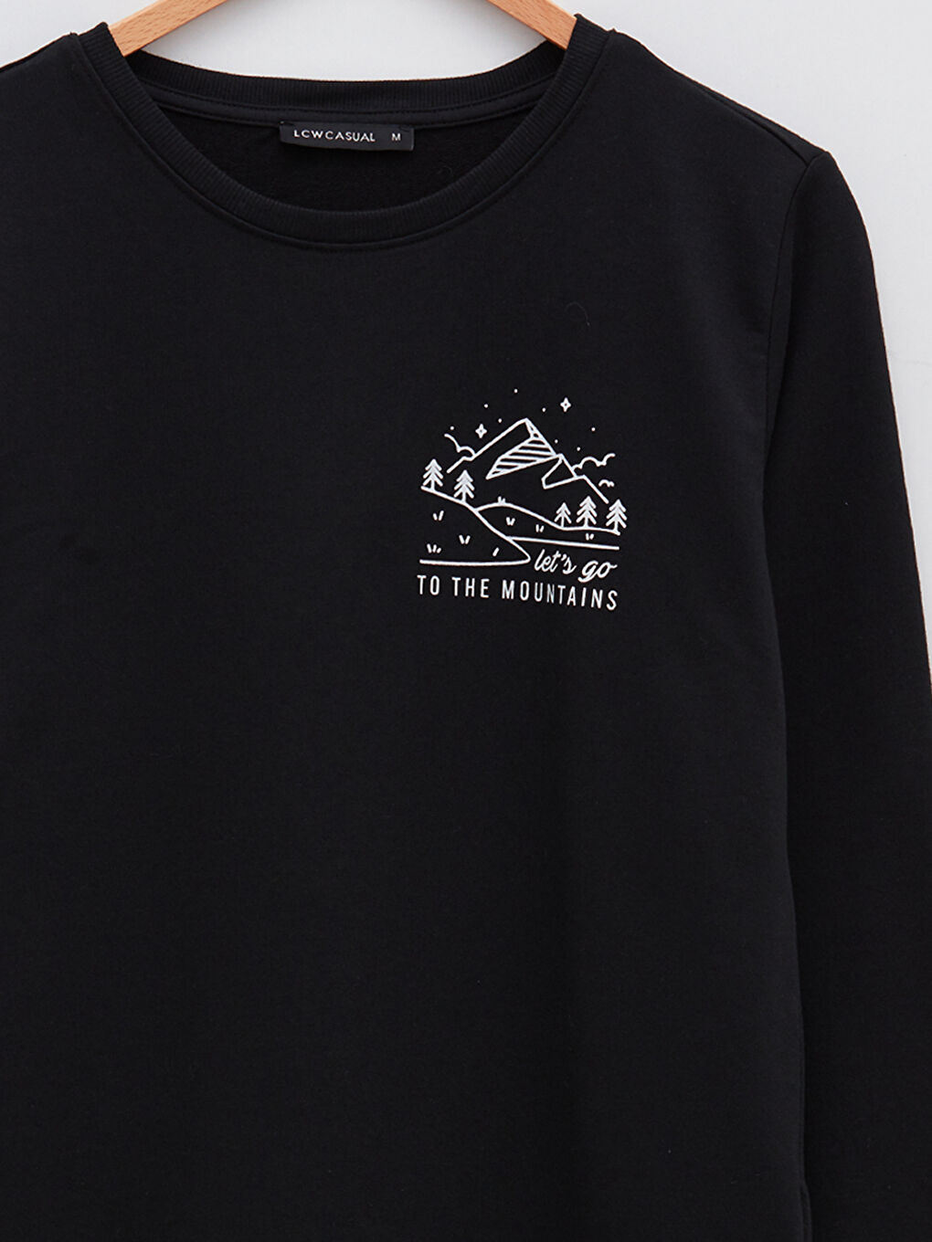 Crew Neck Printed Long Sleeve Women's Sweatshirt-7