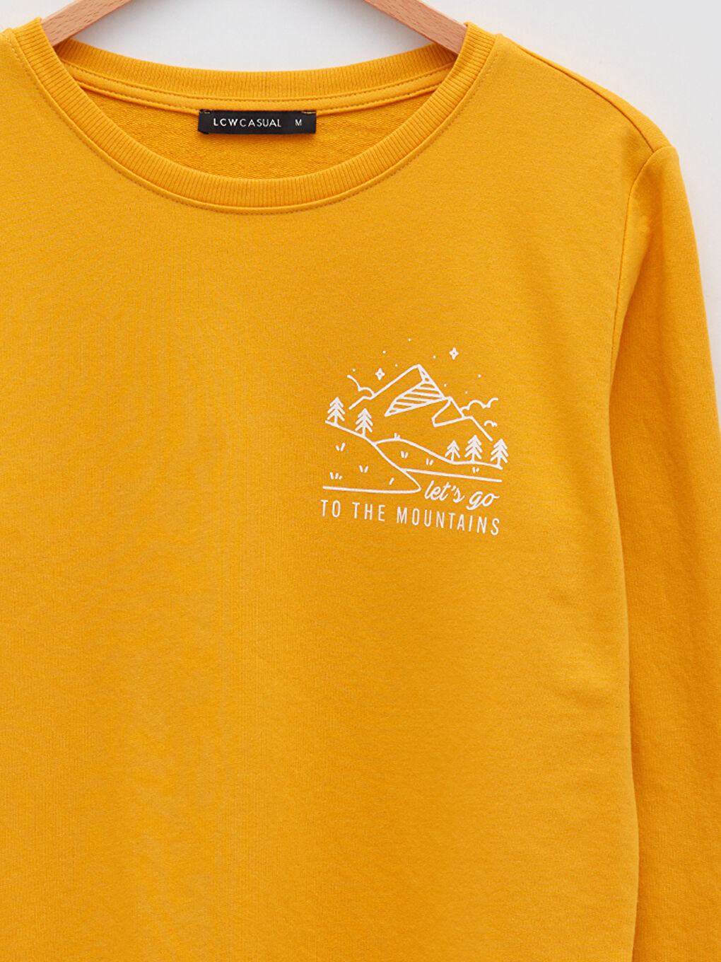 Crew Neck Printed Long Sleeve Women's Sweatshirt-8