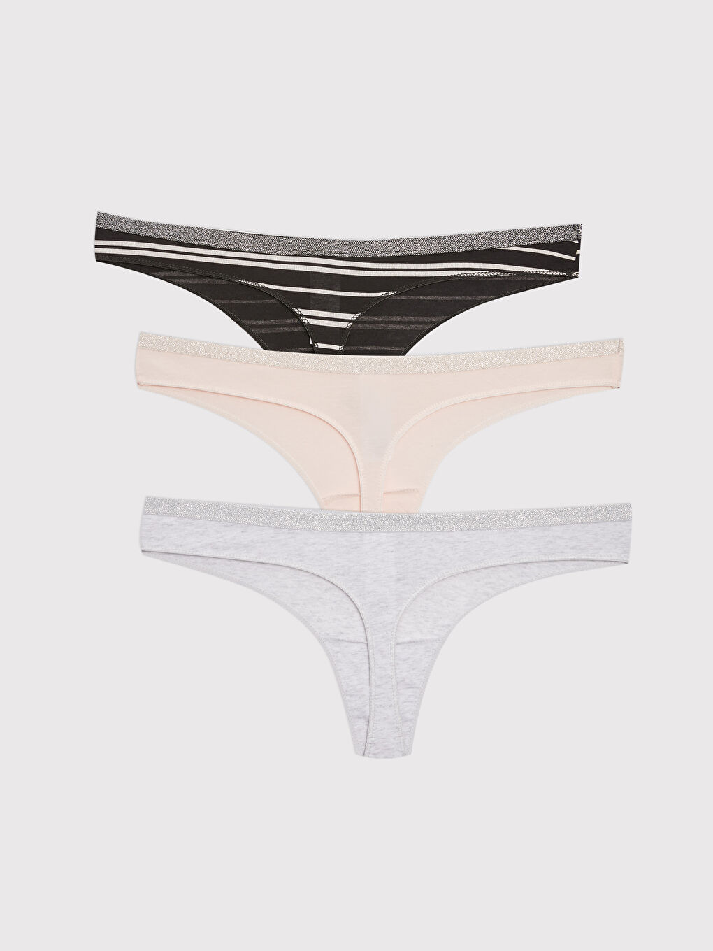 Printed Thong Knickers 3-Pack-1